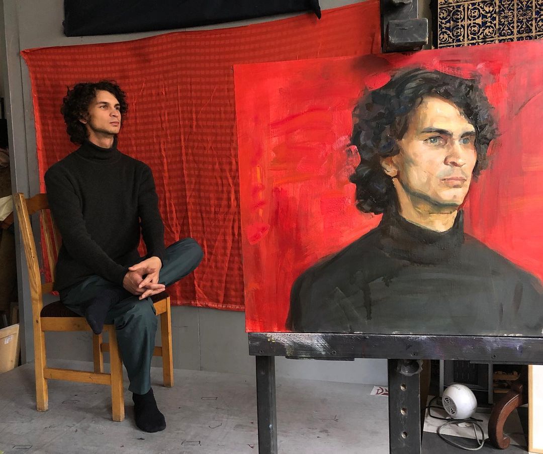 Work in progress - the canvas takes its time.